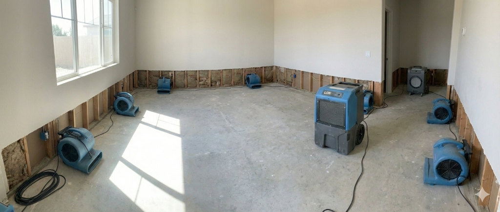 Monroy Industries water damage restoration technician in Moreno Valley